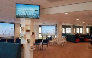 Audiovisuele oplossingen Hoofdkantoor Caiway Schiedam